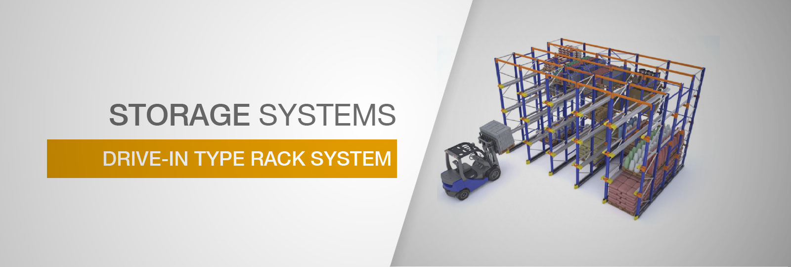 Drive In Type Steel Rack