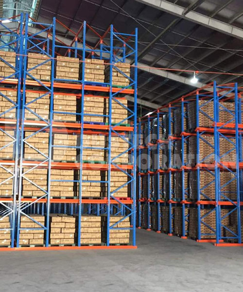 Drive-In Type Steel Racks for a Food Importer and Distributor in Bulacan