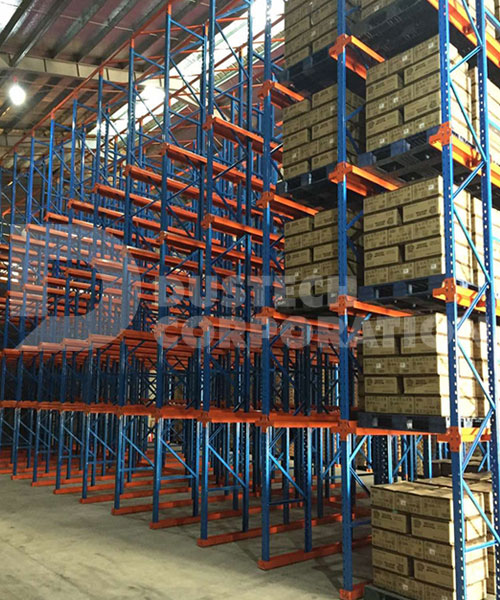 Drive-In Type Steel Racks for a Food Importer and Distributor in Bulacan