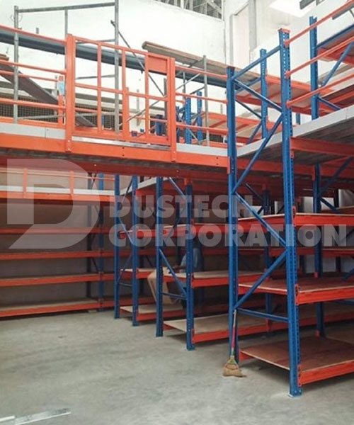 Mezzanine Type Steel Rack for an Electric Company in Carmona, Cavite