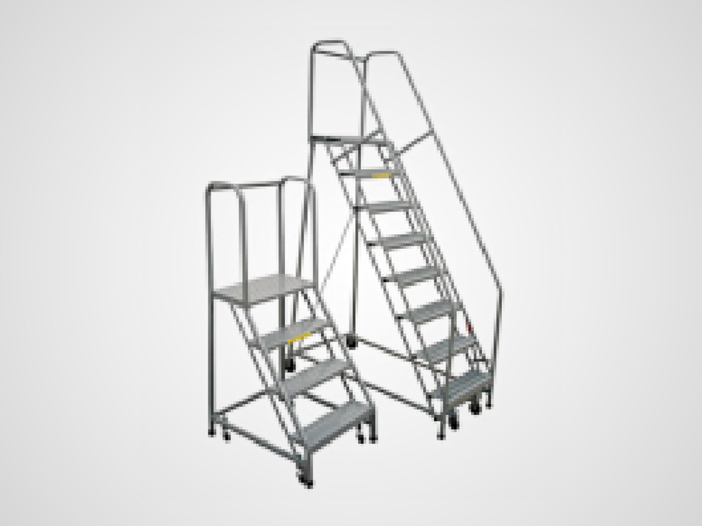 Industrial Steel Rolling Ladder